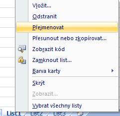 Excel úkol 01 úvod formát buňky Obrázek 15 Dialogové okno Formát buněk s kartou Ohraničení a náhledem přeškrtnutí Vidíte-li v náhledu proškrtnutí, stačí levým tlačítkem myši kliknout na tlačítko OK a