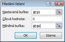 Excel úkol 10 analýza dat, hledání řešení řešitel, atd. Obrázek 95 Pás Data ikona Analýza hypotéz Levým tlačítkem myši kliknete, na ikonu Analýza hypotéz a rozvine se vám nabídka tří funkcí.