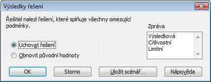 Excel úkol 10 analýza dat, hledání řešení řešitel, atd. V sekci Odkaz na buňku kliknete na buňku s první rovnicí. Ve vašem případě na E8. Ve vedlejší buňce nastavíte znak rovnosti či nerovnosti.