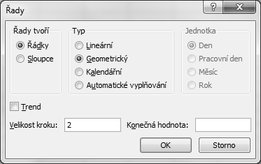 4. Stiskněte levé tlačítko myši na čtverečku v pravém dolním rohu označené oblasti a přetáhněte ho potřebným směrem.