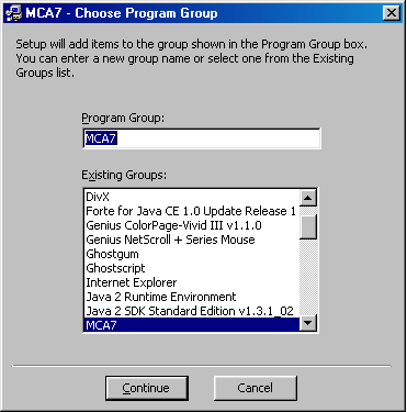 3 1.2 Instalace 1.2.1 Požadavky na hardware a software Program MCA7 byl napsán v programovacím jazyce MS Visual Basic 6.