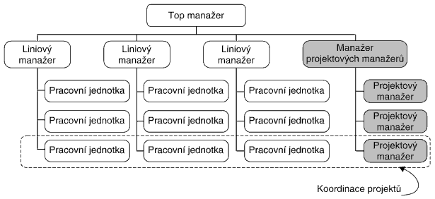 UTB ve Zlíně, Fakulta managementu a ekonomiky 35 Obr. 9. Řízení projektu v maticové organizační struktuře (Svozilová, 2011, s.