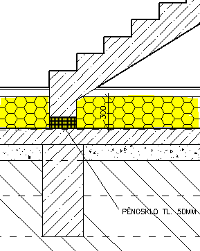 Stavebně konstrukční řešení Schodiště Schodiště ve foyer je tvořeno železobetonovou (monoliticky prováděnou)