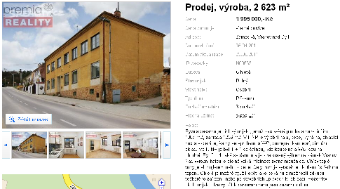 b) Pozemek dle LV č. 299, Vranov nad Dyjí Plocha stavebního pozemku celkem...2.474,0 m 2 Jednotková cena pozemku dle odst.1), písm. k):.