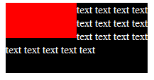 Plovoucí umístění 2 #floatdiv { float: left; width: 100px; height: 50px; background-color: Red; } V HTML dokumentu je nutné nejprve definovat plovoucí box, teprve poté definovat obsah, který