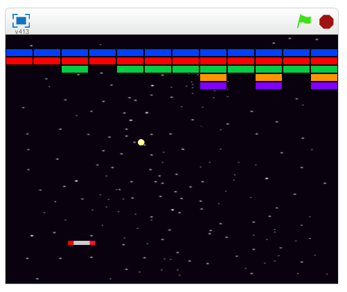 Později k projektu přidáme počítání chycených švestek. Arkanoid Otevřete si projekt Arkanoid, který máte rozpracovaný z předchozího tématu.