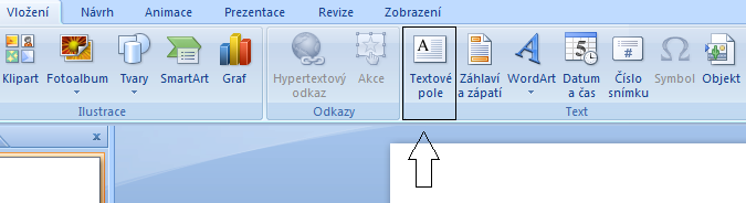 Vložení hypertextového odkazu Hypertextový odkaz umožňuje odkaz na jinou stránku na internetu či odkaz na jiný soubor na disku, CD, flesh disku, atd.