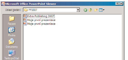 V tiskovém dialogu volíte nejprve tiskárnu (horní sekce). V části Rozsah tisku zadejte, zda chcete vytisknout celou prezentaci (Vše), aktuální snímek nebo jen určité snímky.