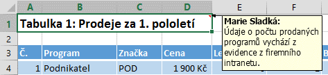 7 Karta Revize 137 OBR. 7-3: KOMENTÁŘ Rukopisné poznámky Zamknout list Zamknout sešit Sdílet sešit Dem-07-01 Do listu lze zapsat i poznámky rukopisné.