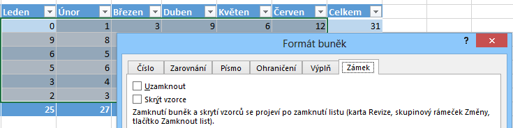 2 Karta Domů 41 Skrýt a zobrazit Najít a vybrat Zámek buněk a listu Enc-02-06 Skrýt řádky či sloupce je možné i bez použití filtru.