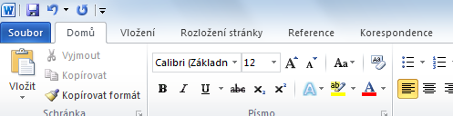 1) Odstavce 2) Nadpisy a podnadpisy 3) Číslování, odrážky, seznamy 4) Různé komplikovanější struktury jako tabulky a obrázky Nyní k jednotlivých postupům.