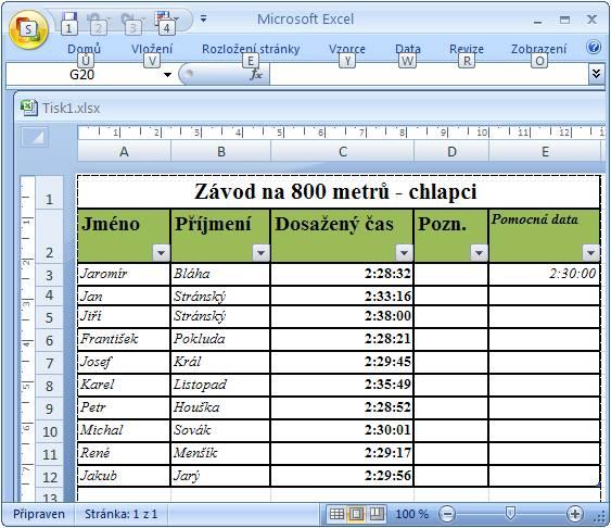 Obrázek 32 Obrázek 33 Zde vidíme jak může tabulka vypadat před a po formátování 8. Grafy jejich nový vzhled a sdílení Grafy jsou jedním z hlavních pilířů aplikace Microsoft Office Excel.