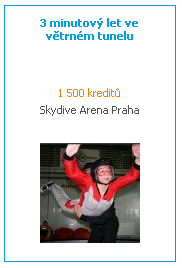 NOVÉ BENEFITY (ČR) Je libo trochu adrenalinu v Praze? Co třeba Skydiving? Skydive Arena v pražských Letňanech je jediná svého druhu ve východní Evropě!