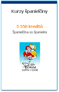 NOVÉ BENEFITY (SR) Jsou pro vás cizí jazyky španělská ves? Nevzdávejte to a začněte se španělštinou s rodilými Španěly v nově otevřené jazykové škole Picasso.
