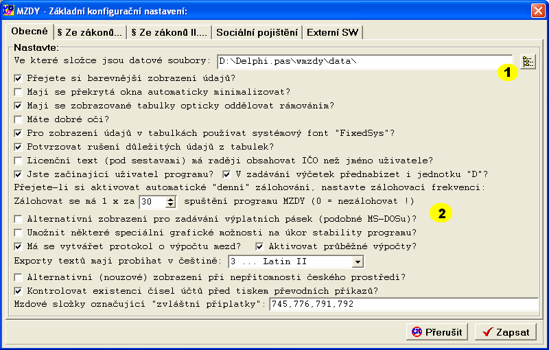 46 IV. Další funkce programu Mezi další funkce, které program nabízí, patří ty, které naleznete v rolovacích nabídkách.