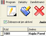 51 Manuál k systému PRACANT byli do systému Pracant 2009 zadáni. Zobrazovat jen aktivní volba umožňuje zobrazit pouze aktuálně zaměstnané pracovníky. Vyloučí z výběru již propuštěné zaměstnance.