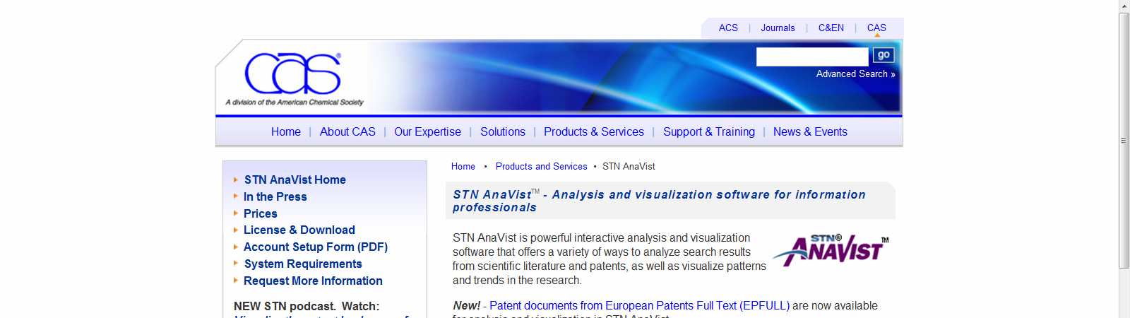 Analytický software Anavist pracuje dokonce s tzv. vizualizačními rešeršními (vyhledávacími) nástroji.