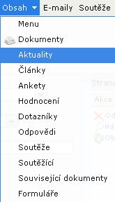 Aktuality 1.3 Provedete všechny potřebné úpravy a aktualitu opět uložíte pomocí tlačítka Uložit.V případě, že chcete ukládat Vaši práci průběžně, použijete tlačítko Uložit a upravit.