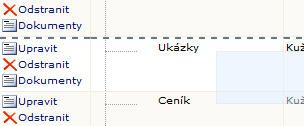 116 Visual PHP - Uživatelská příručka že chcete ukládat Vaši práci průběžně, použijete tlačítko Uložit a upravit.