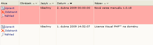 Export souborů 7 49 Export souborů Systém Visual PHP obsahuje rovněž možnost exportu souborů a dat z Vaší prezentace. 7.1 Export souborů Jedná se o export textů, souborů a tabulek z libovolného modulu (dokumenty, články, aktuality, fotogalerie, e-shop atd.