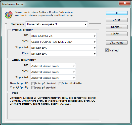 3.1.1. Aplikace podporující CMS Jedná se nejčastěji o grafické programy, které mají modul CMS implementovaný přímo v sobě a pracují převáţně s barevnými daty.