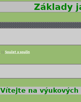 2.Řešení některých problémů nastavení webového serveru - čeština - Po zprovoznění webového serveru se může