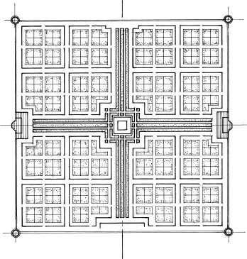 Labyrinty byly nejprve stezkami přírody v mikrokosmu, později se proměnily v cesty měst v makrokosmu. Tyto dva světy vypadají téměř stejně.