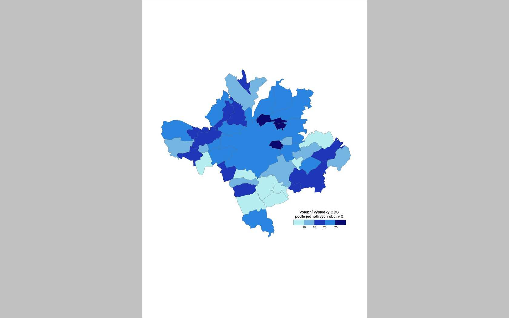 byly typy map kartografické vizualizace: kvantity, kvality, mapy se správnou stupnicí, se špatně uspořádanou stupnicí a kartodiagramy. Byly použity barevně upravené mapy Evropy, USA a ORP Olomouce.