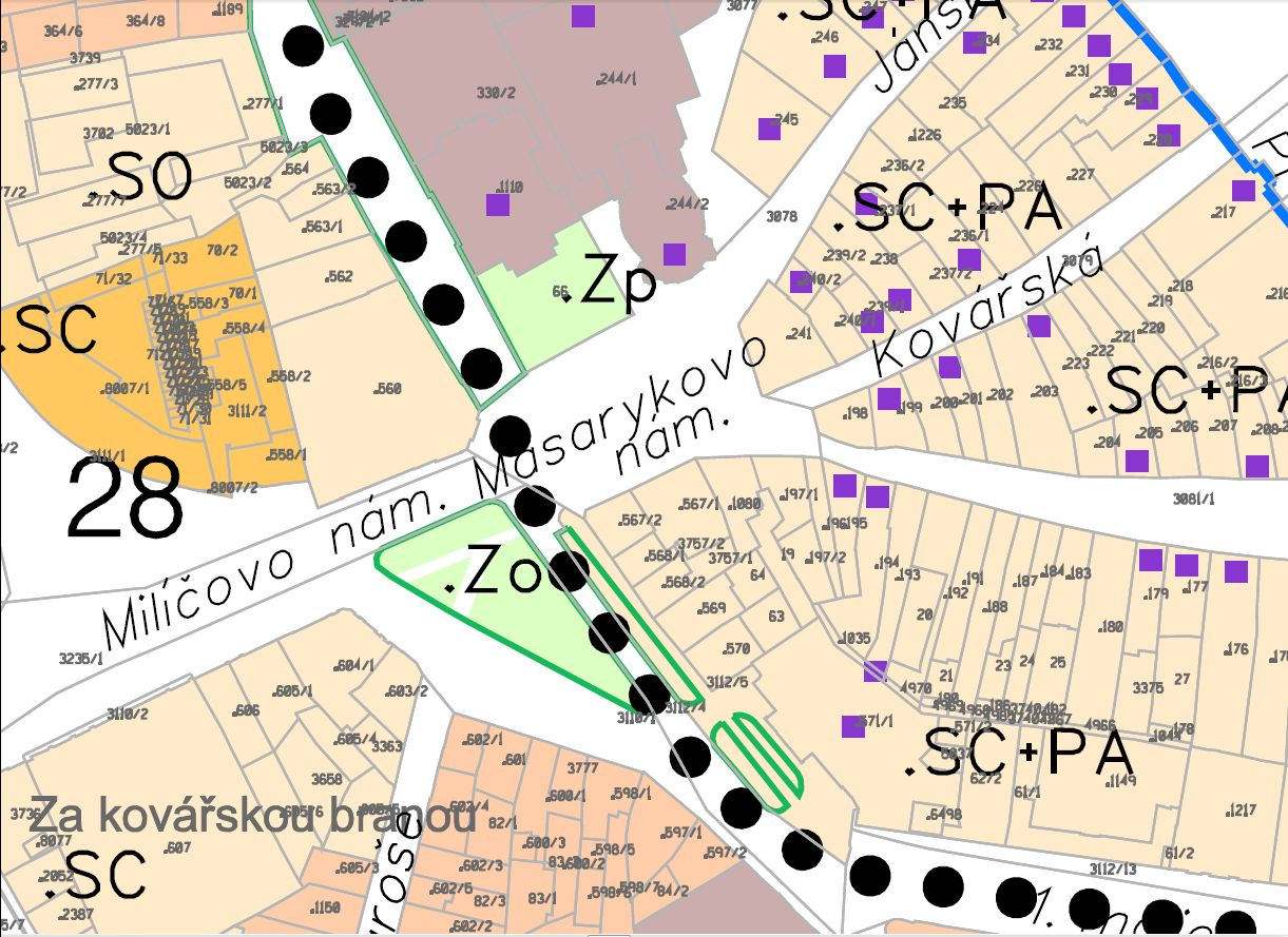 PROJEKTOVÁNÍ A REALIZACE ZAHRADNÍCH A KRAJINÁRSKÝCH ÚPRAV Všechny uvedené úpravy veřejných prostranství jsou v souladu s územně plánovací dokumentací Města Kroměříž.