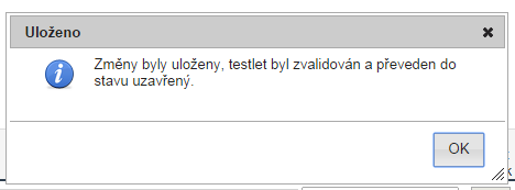 Náhled výběru úloh pomocí tlačítka Detail úloh u každého jednotlivého řádku šablony testu (slotu) zobrazí všechny kandidátní úlohy, které splňují definované kritérium.