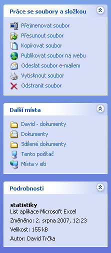 Vytvářet, přesouvat a kopírovat složky již umíte. To samé je ale možné provádět se soubory. V zásadě platí stejný princip jako při práci se složkou.