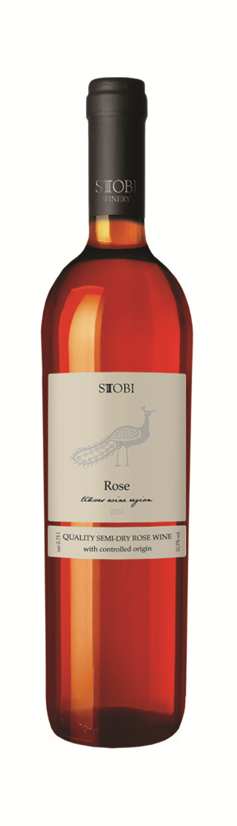 KVALITNÍ BÍLÁ VÍNA ROSE růžové polosladké víno (0,75l/0,187l) Přitažlivý světle růžový odstín. Víno získané bílou technologií z odrůdy Pinot Noir prostřednictvím krátké macerace.
