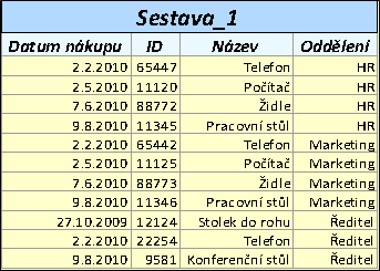 Obrázek 16: Seznam sestav Obrázek 17: Výběr formátu sestavy Poslední, na co se nás program zeptá, je jakým způsobem budeme sestavu generovat.