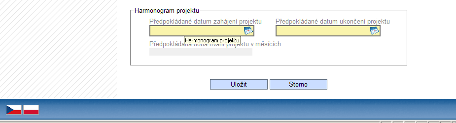 Prioritní osu i Oblast podpory jste zvolili již při zakládání nové žádosti (např. OP VK ZS Plzeňský kraj Výzva č.