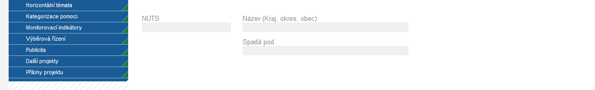 (Zdroj: Příručka žadatele, str. 74 76) Název podporované aktivity Z číselníku jsou vybrány relevantní podporované aktivity výzvy, které jsou prostřednictvím projektu realizovány.