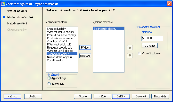 Kapitola 6 Územně plánovací dokumentace, bezešvý územní plán Obr. 26 Ukázka prostředí AutoCAD Map 2005 pro odstraňování topologických chyb Obr.