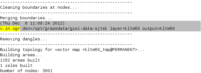 V dialogu pro import vektorových dat určíme: 1. typ zdroje 2. formát dat 3. adresář s daty 4. seznam vrstev k importu 5. spustíme import Obrázek 6.