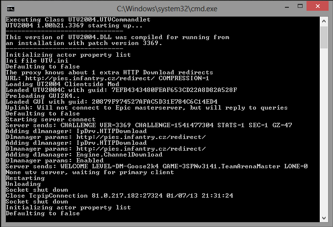 5. SPUŠTĚNÍ UTV SERVERU Pkud je UTV server již naknfigurván, tak je ptřeba jej spustit. Nejjedndušší cesta je využití spustitelnéh BAT subru. Vytvřte nvý textvý subr (*.