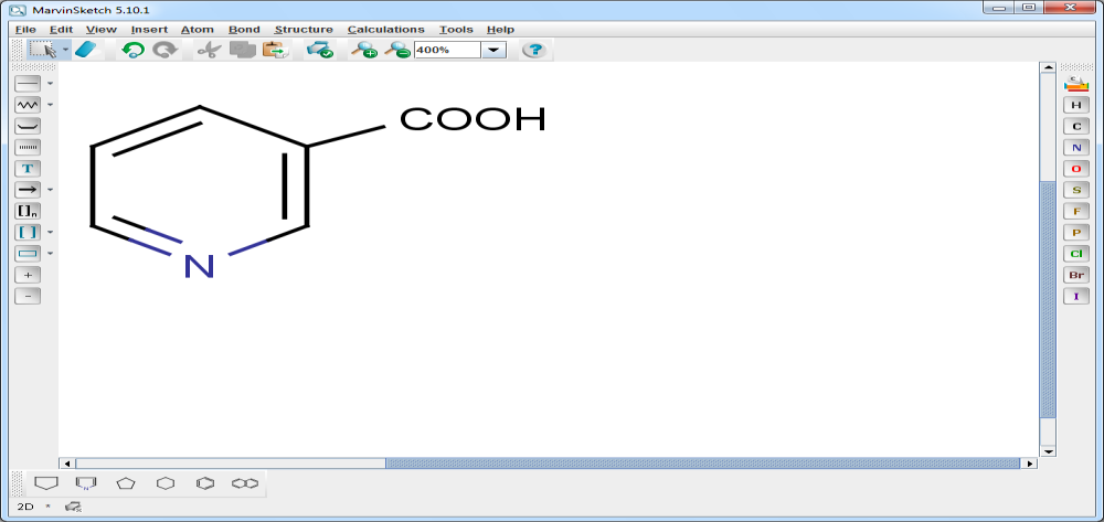 Chemické editory 21 3 Chemické editory 3.1 OS Windows 3.1.1 Marvin Program vyvíjí firma ChemAxon (www.chemaxon.com) a na jejích stránkách je možno jej získat díky jednoduché registraci.