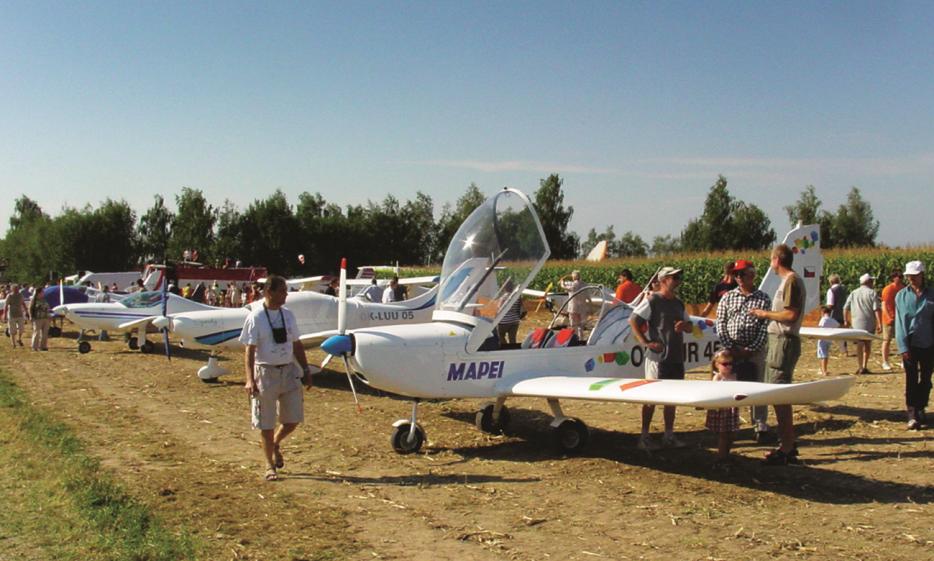 Piloti LAA ČR pořádají každoročně mnoho leteckých akcí a