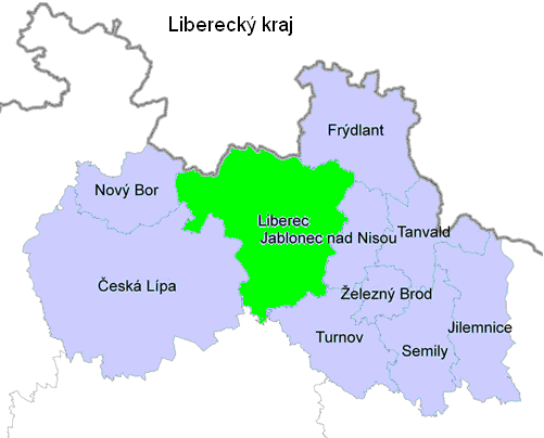 A.2 VYMEZENÍ SPRÁVNÍHO OBVODU ORP LIBEREC Správní obvod obce s rozšířenou působností Liberec (dále jen SO ORP Liberec, případně ORP Liberec) se rozkládá v severní části České republiky a tvoří jádro