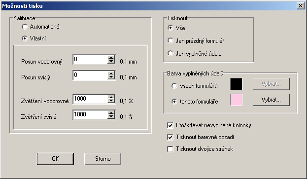 42 Účetnictví Ctrl+P Tisk vyplněného formuláře zahájíte volbou Tisk z nabídky Soubor nebo zkratkovou klávesou Ctrl+P l+p.