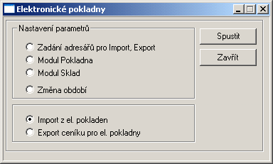 variabilním symbolem a částkou. Je-li taková faktura nalezena, je zobrazen standardní dialog pro spojení. 7.2.2.10 Suma pokladny Viz. funkce Suma. 7.2.2.11 Suma dokladu Postavte řádkový kurzor na vybraný pokladní doklad v tabulce.