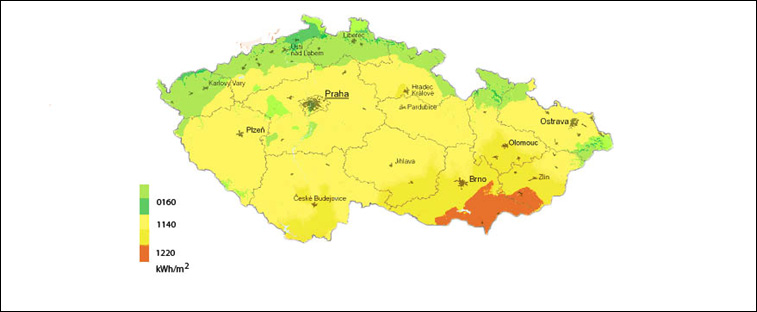 ENERGIE SLUNEČNÍHO ŽÁŘENÍ 13 FOTOVOLTAIKA V ČESKÉ REPUBLICE datu 1. 4. 2011 bylo evidováno K 12 909 elektráren o souhrnném instalovaném výkonu 1 959 MW.