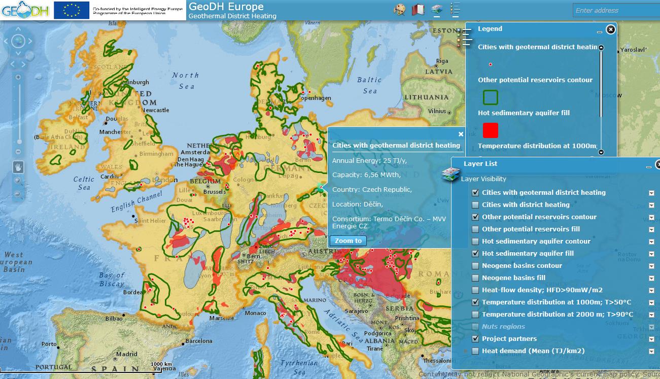 Potenciál geotermálních zdrojů pro dálkové vytápění