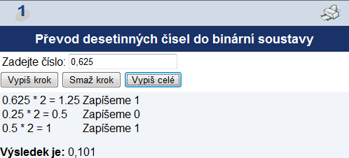 2 ČÍSELNÉ SOUSTAVY NÁPLŇ DISTANČNÍHO KURZU 2.4 KAPITOLA ZOBRAZENÍ ČÍSEL S ŘÁDOVOU ČÁRKOU Jak jsme si řekli dříve, každé číslo v poziční soustavě má i desetinnou část.