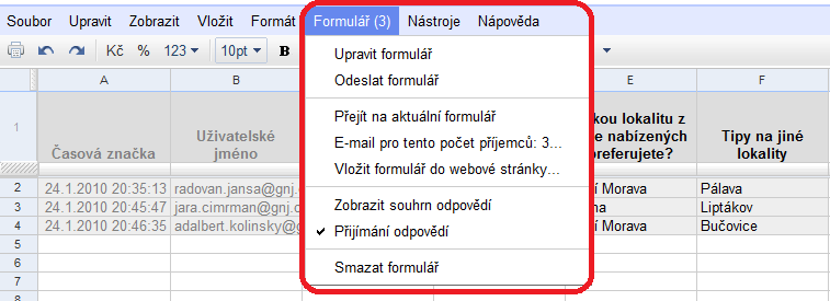 Kde najdu výsledky v grafické podobě? Pro prezentaci výsledků je určitě vhodnější grafická vizualizace dat v podobě různých typů grafů.