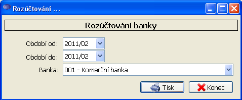 Pořadí a zobrazené sloupce lze uživatelsky nastavit. Viz. popis číselníku. 4.2.