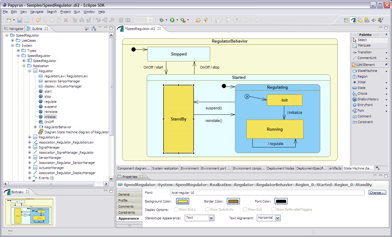 Obrázek 14: euml2 Studio v