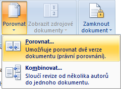 29. Porovnání a slučování dokumentů V minulé lekci jsme si osvojili práci s více okny a ukázali jsme si základní možnosti porovnávání dokumentů. Microsoft Word může ale tuto práci udělat za nás.